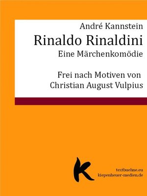 cover image of RINALDO RINALDINI